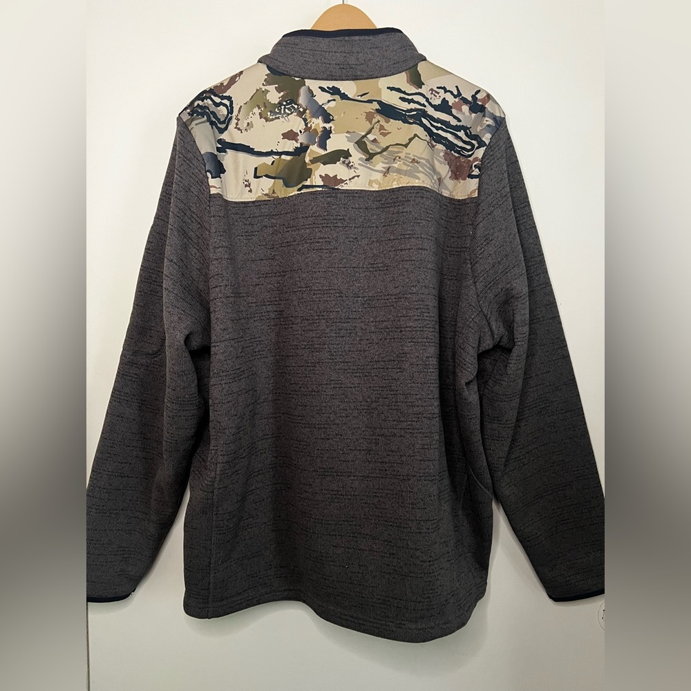 NWT Under Armour UA Specialist Camo Knit Pullover Quarter Zip 2XL - Picture 8 of 11